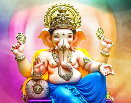 Ganesh Banner Background