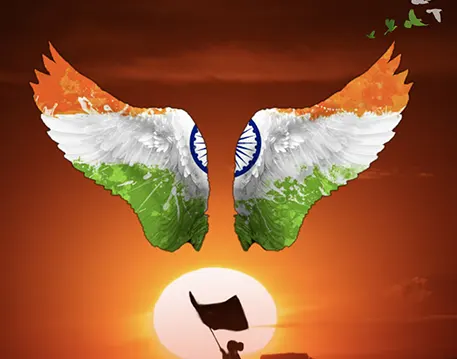 Happy Independence Day Editing Background