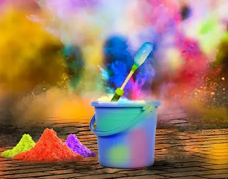 Happy Holi Background For Editing